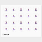 Sticker Cœur Lilac (Feuille)