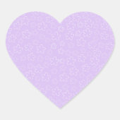 Sticker Coeur Lilac Blossom (Devant)