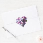 Sticker Cœur Lilacs frais (Enveloppe)