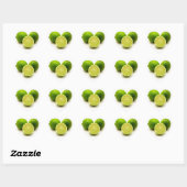 Sticker Cœur Lime perse (Feuille)