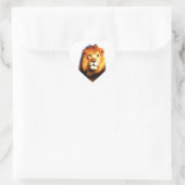 Sticker Cœur Lion (Sac)