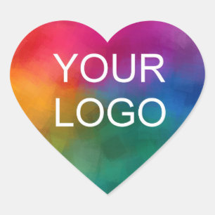 Sticker Cœur Logo de l'équipe de votre entreprise