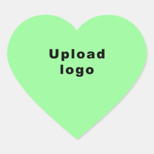 Sticker Cœur Logo d'entreprise sur l'autocollant en forme de co