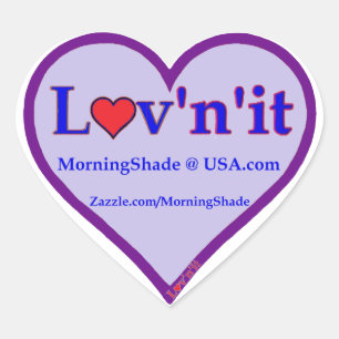 Sticker Cœur Logo MorningShade