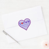 Sticker Cœur Logo MorningShade (Enveloppe)