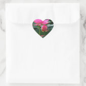 Sticker Cœur LOTUS : Jardin rose Rose de Chakra (Sac)