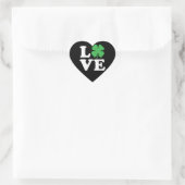 Sticker Cœur Love Clover Black (Sac)