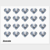 Sticker Cœur LOVE DiAMOND (Feuille)