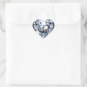 Sticker Cœur LOVE DiAMOND (Sac)