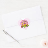 Sticker Cœur Lucky Bug Cupcake 1er Anniversaire Tshirts et cade (Enveloppe)