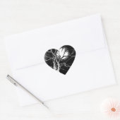 Sticker Cœur Lune (Enveloppe)