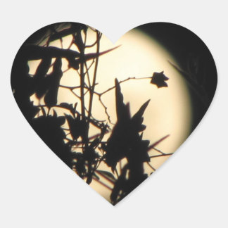 Sticker Cœur Lune