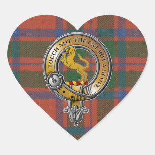 Sticker Cœur MacIntosh Tartan & Badge