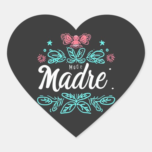 Sticker Cœur Madre (Devant)