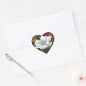 Sticker Cœur Magnolia (Enveloppe)