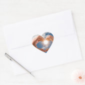 Sticker Cœur Mains d'amour (Enveloppe)