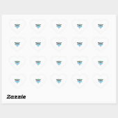 Sticker Cœur Mandala (Feuille)
