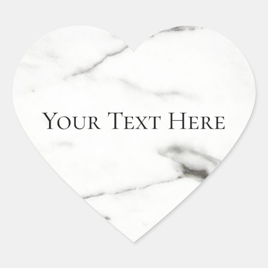 Sticker Cœur marbre (Devant)
