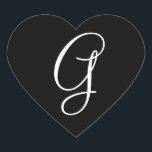 Sticker Cœur Mariage Coeurs Monogramme Lettre G Mariage Envelop<br><div class="desc">Mariage Coeurs Monogramme Lettre G Mariage Enveloppe</div>