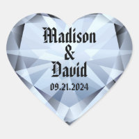 Mariage diamant blanc éclatant