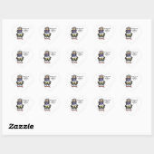 Sticker Cœur Mariage, Éclair, Humour tonnerre (Feuille)