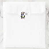 Sticker Cœur Mariage, Éclair, Humour tonnerre (Sac)