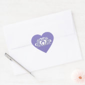 Sticker Coeur Mariage élégant (Enveloppe)