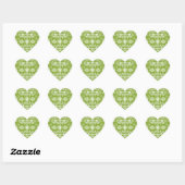 Sticker Cœur Mariage Mariage vert Picado Lime Avocado (Feuille)