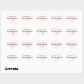 Sticker Cœur Mariage rose (Feuille)