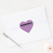 Sticker Coeur Marimbaholic (Enveloppe)