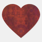 Sticker Cœur marron (Devant)