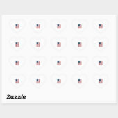 Sticker Cœur Meilleur Papi Patriote Drapeau Vector Design_1 (Feuille)