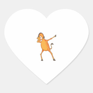 Sticker Cœur Meilleure Giraffe Art Pour Hommes Femmes Giraffe A