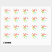 STICKER CŒUR MERCI (Feuille)