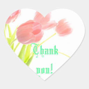 STICKER CŒUR MERCI