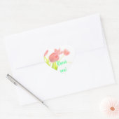 STICKER CŒUR MERCI (Enveloppe)