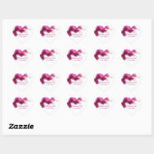 Sticker Cœur Merci mariage (Feuille)