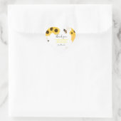 Sticker Cœur Merci pour Buzz -ing par mon premier jour d'abeill (Sac)