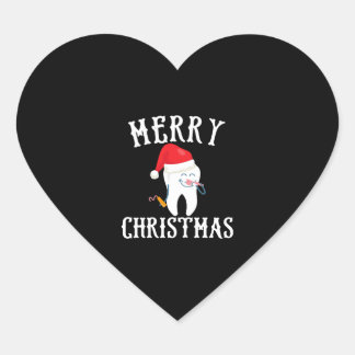 Sticker Cœur Merry Christmas Tooth Doctor dential