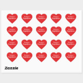 Sticker Cœur Mieux Ensemble Amour Bright Red (Feuille)