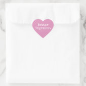 Sticker Cœur Mieux Ensemble Amour Fuchsia Rose (Sac)
