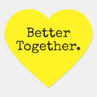 Mieux Ensemble Amour Jaune Clair