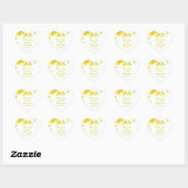 Sticker Cœur Mimosa (Feuille)
