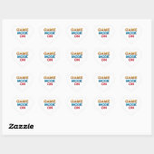 Sticker Cœur Mode jeu activé (Feuille)