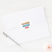 Sticker Cœur Mode jeu activé (Enveloppe)