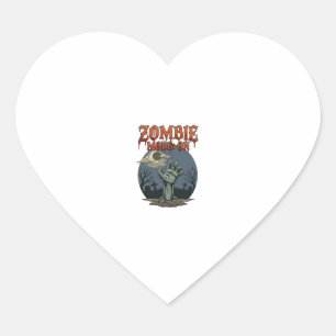 Sticker Cœur Mode Zombie Halloween Main Cimetière de la Lune_1