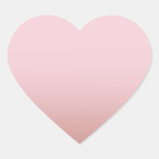 Sticker Cœur Modèle vierge rose gold tendance Ajoutez votre tex (Devant)