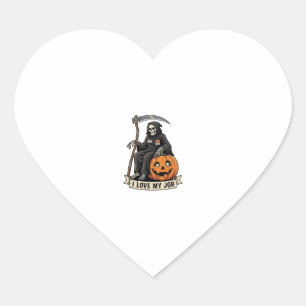 Sticker Cœur Moissonneur sinistre Travail Amour Halloween Citro