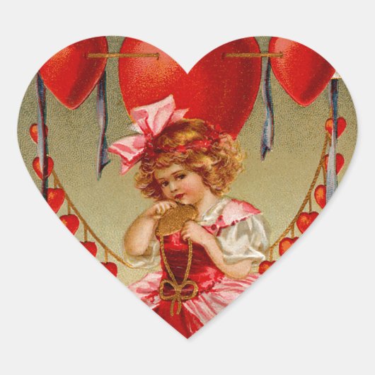 Sticker Cœur Mon Amour Pour Vous (Devant)