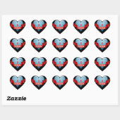 Sticker Cœur Mon coeur Jésus (Feuille)